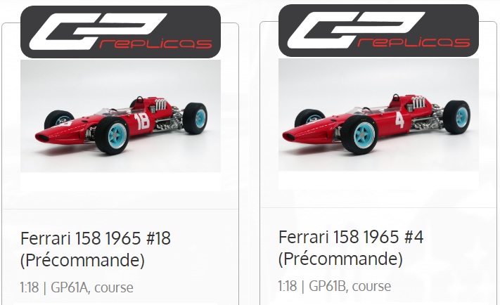 GP Replicas Ferrari158